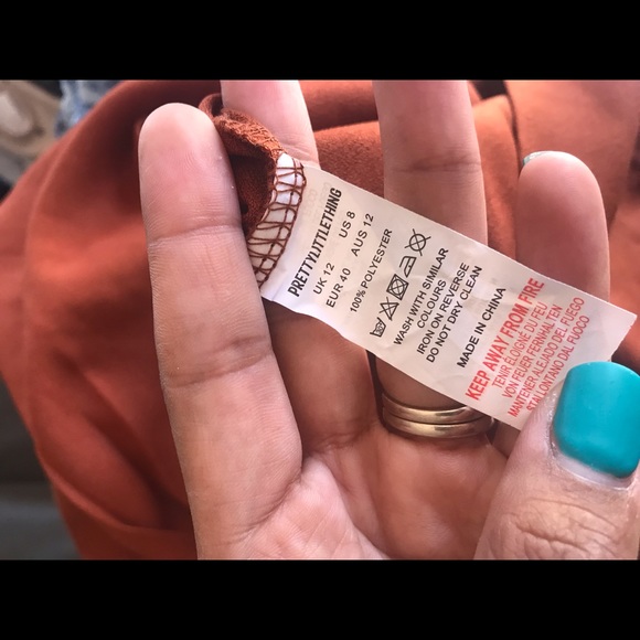 Rust Orange Dress - Picture 7 of 8